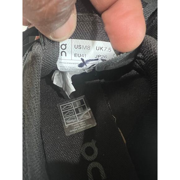 On Running Cloudnova Form Shoes Black Men’s Size 8 CloudTec Lifestyle Sneakers - Picture 9 of 13